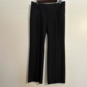 Michael Kors Gramercy Fit Black W/Gray Pinstripes Straight Leg Dress Pants, Sz 8